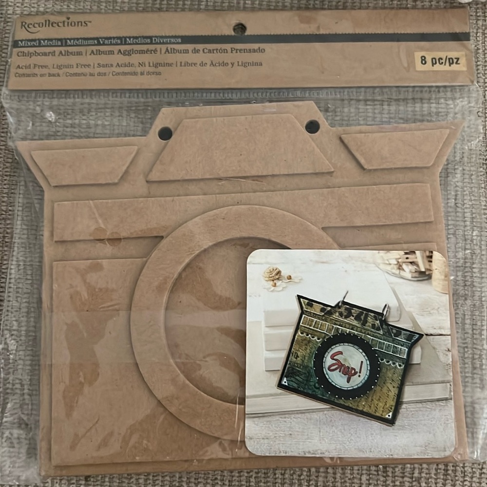 Mixed Media chipboard album